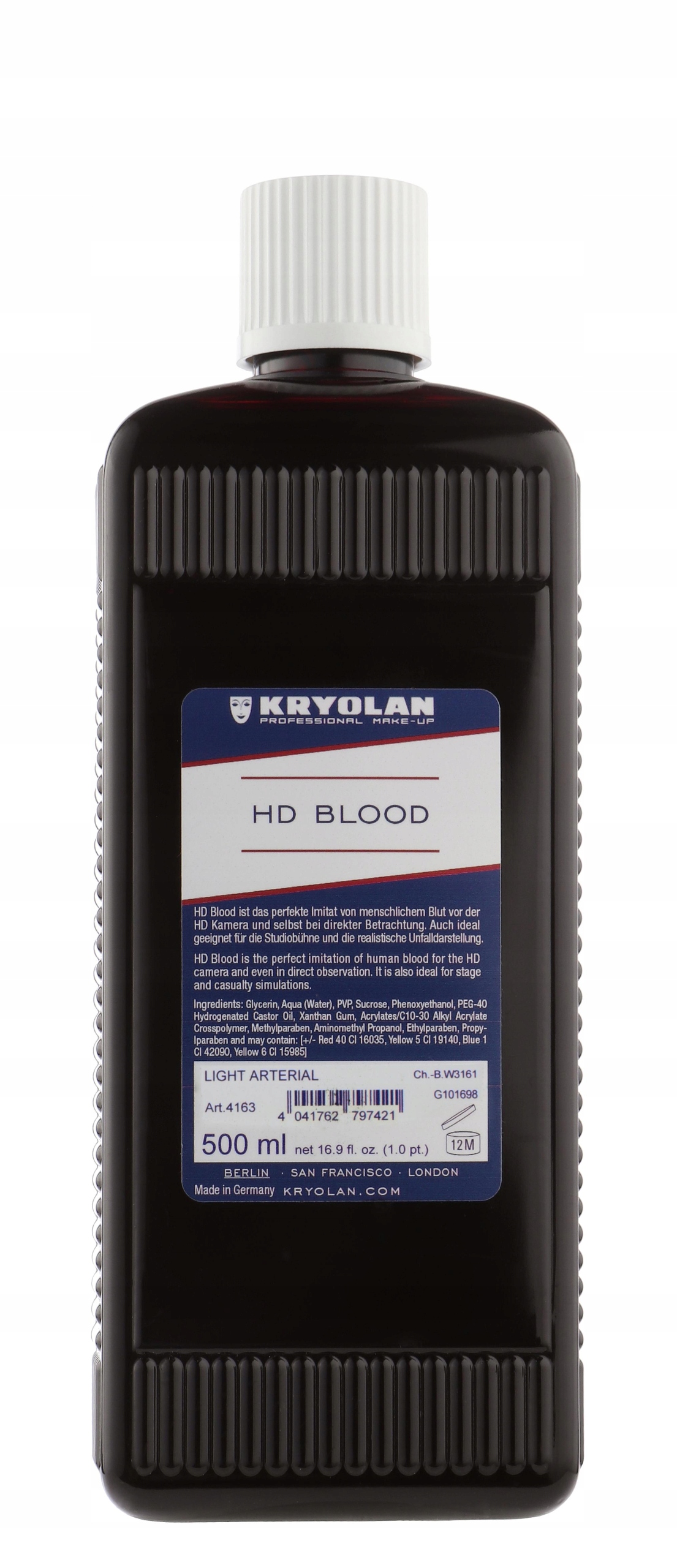 Kryolan Hd Blood umělá krev 500m Light Arterial