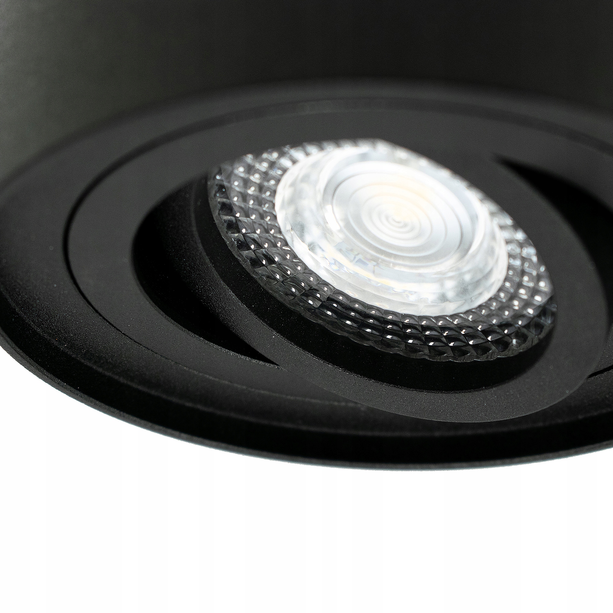 OPRAWA NATYNKOWA MAT WALEC TUBA RUCHOMA CZARNA EDO +ŻARÓWKA LED GU10 Szerokość produktu 9.5 cm