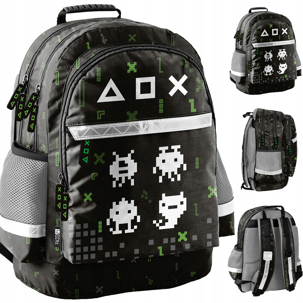 

Plecak Szkolny Tornister Dla Chłopca Piksele Gra