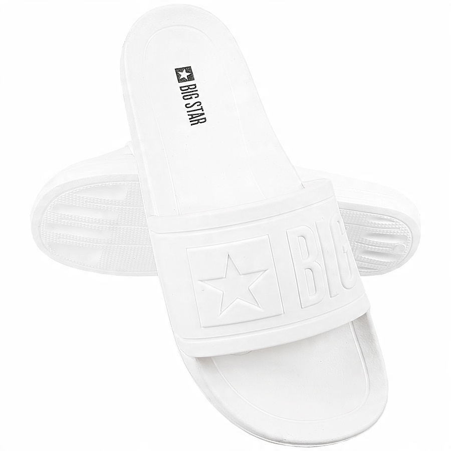 

Klapki Big Star męskie białe DD174687 45