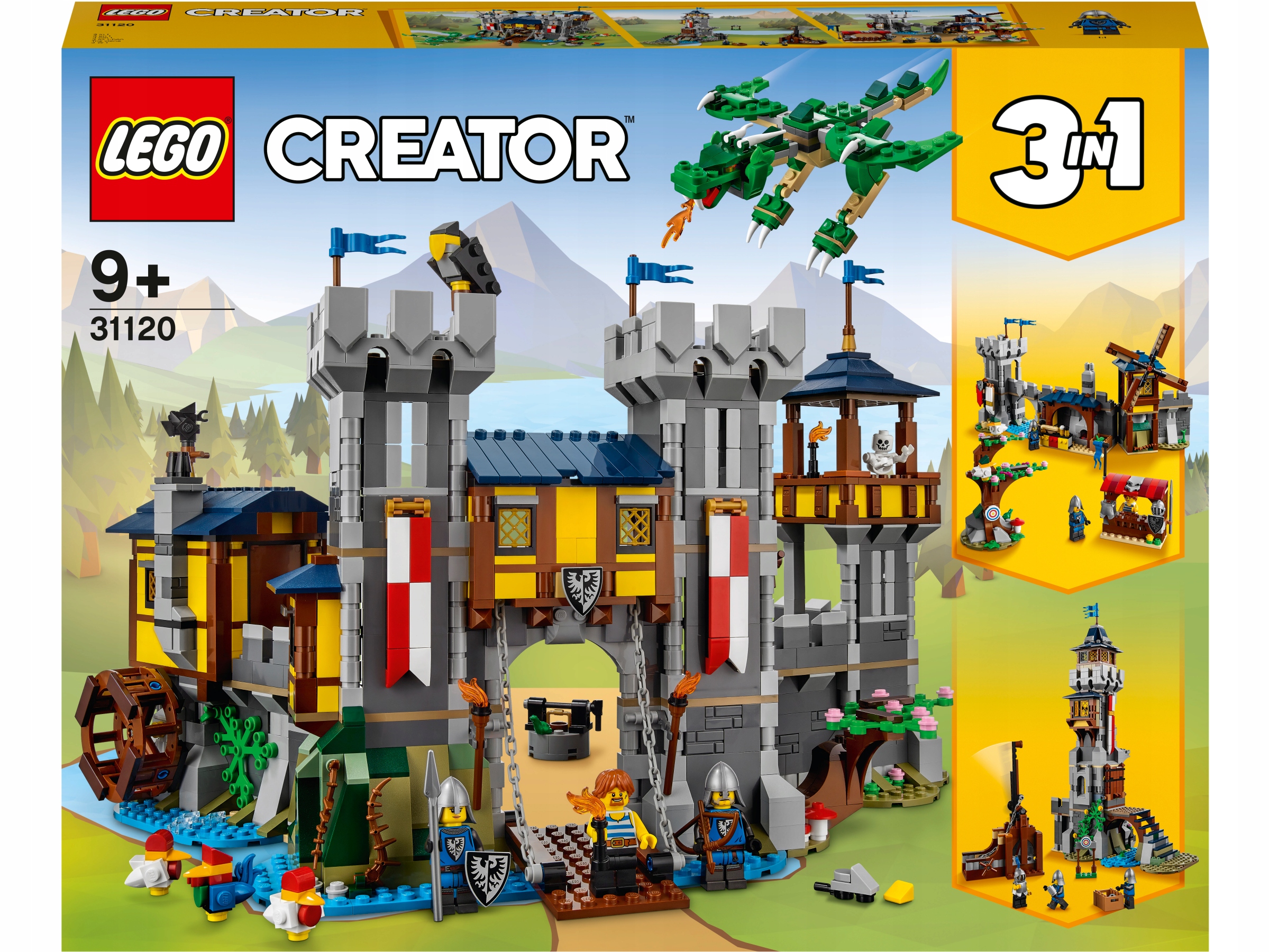 

Lego Creator 3w1 Średniowieczny zamek 31120