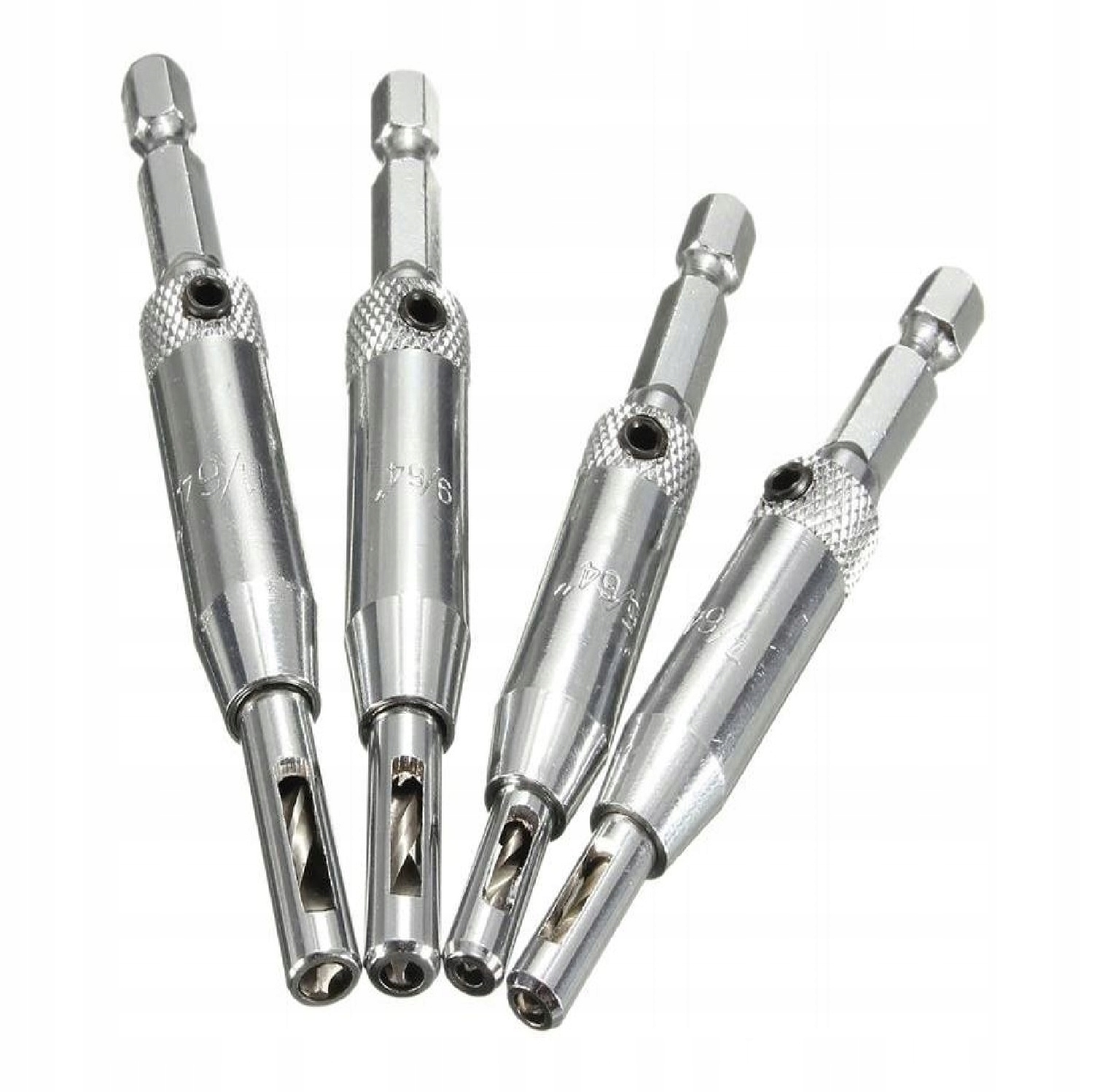 Wiertła samocentrujące HSS DO ZAWIASÓW DREWNA 4szt