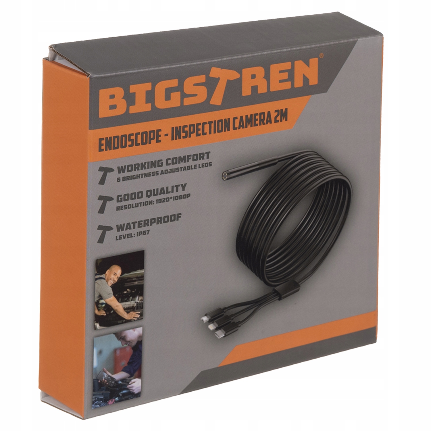 KAMERA ENDOSKOPOWA INSPEKCYJNA DO TELEFONU 2M EAN (GTIN) 5904665712436