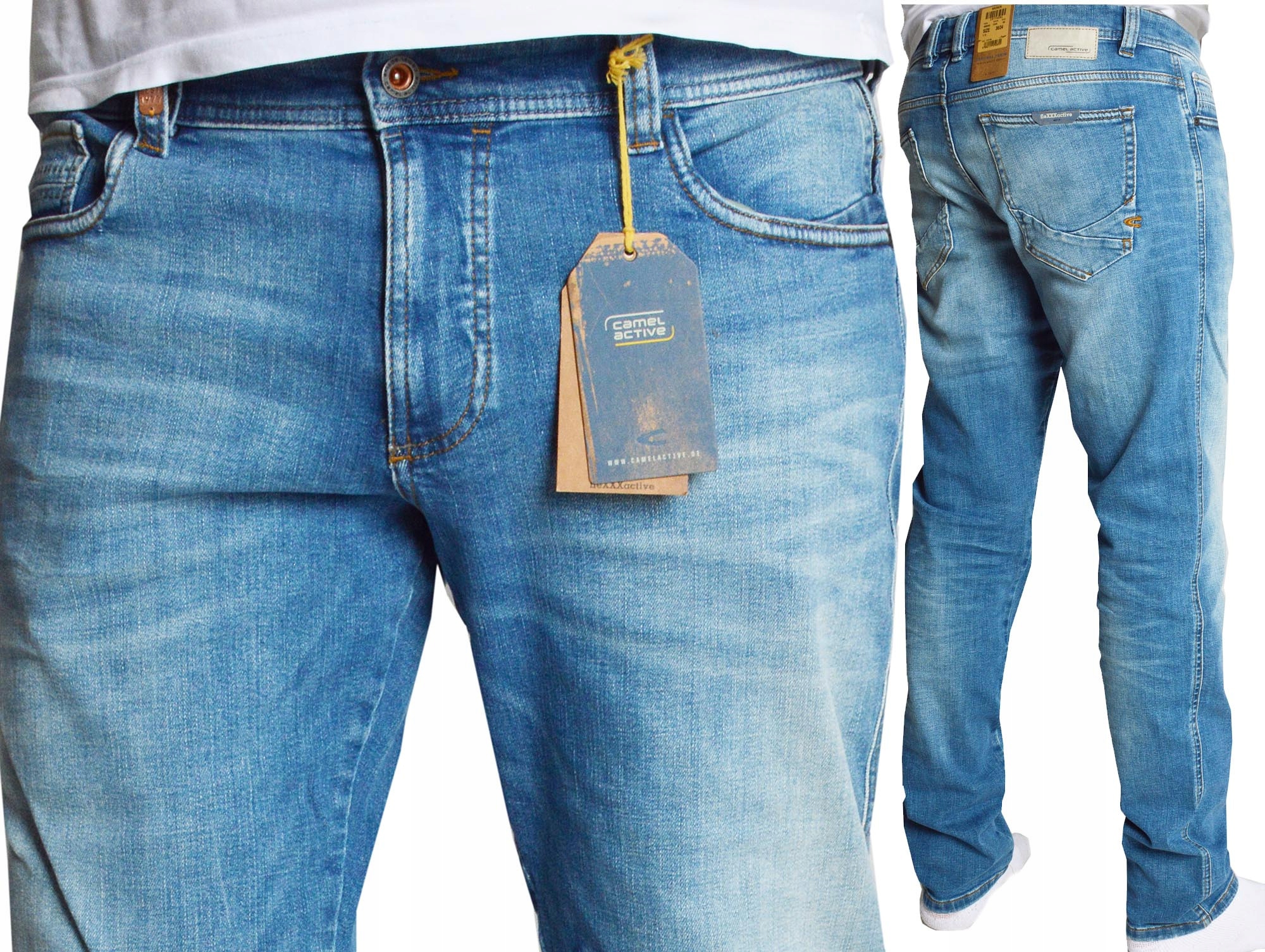 

Camel Active Madison spodnie jeans zwężane W38 L30