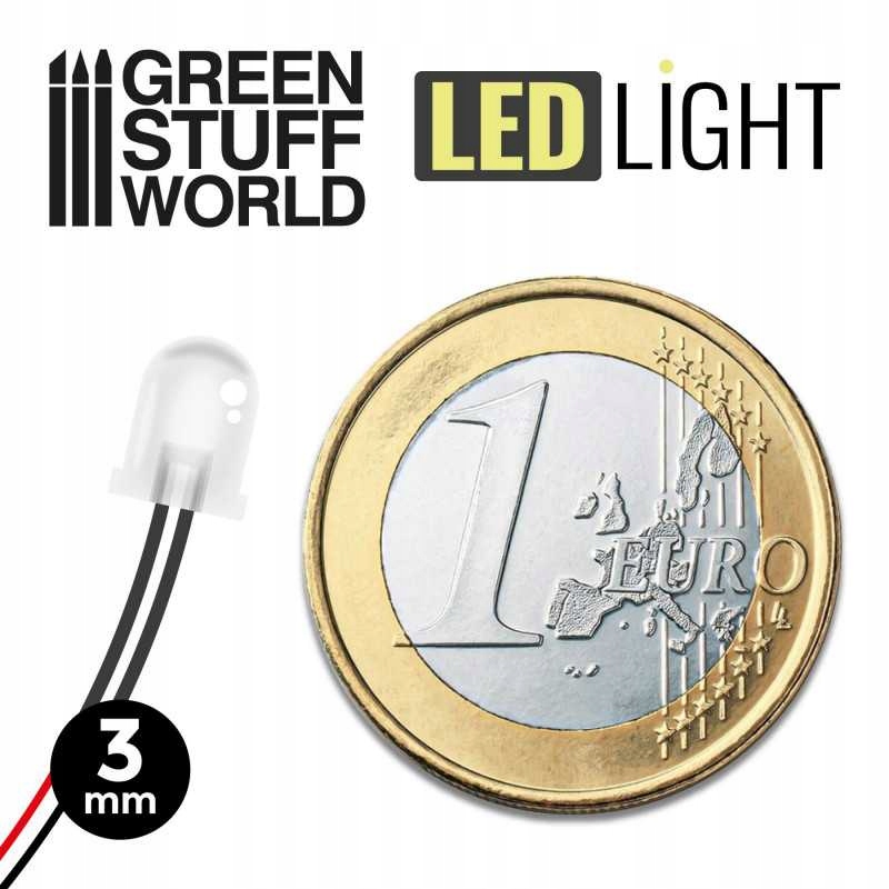 Zielone diody LED - 3mm Producent Green stuff world