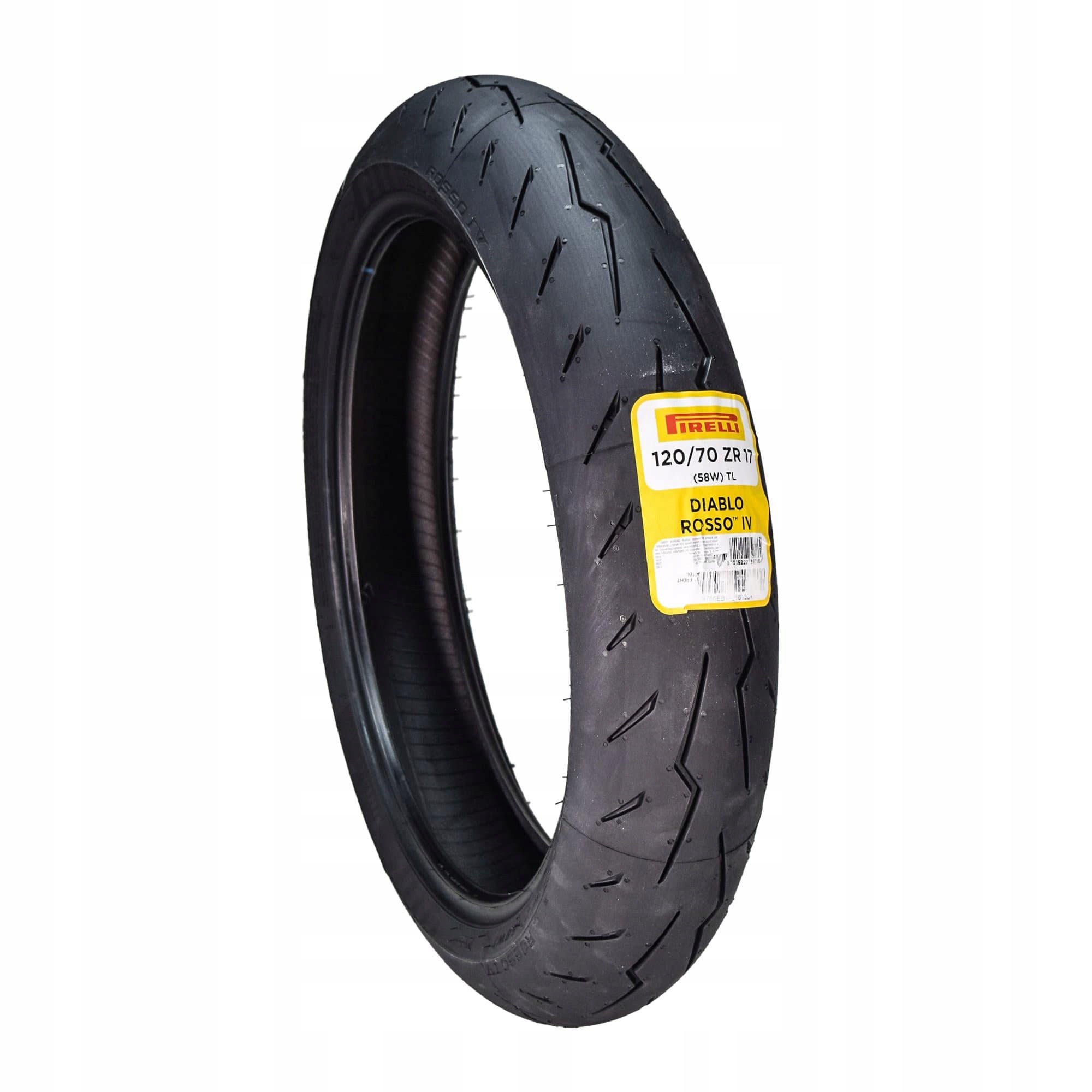 PIRELLI 120 / 70ZR17 DIABLO ROSSO IV 58W TL ФРОНТАЛЬНАЯ