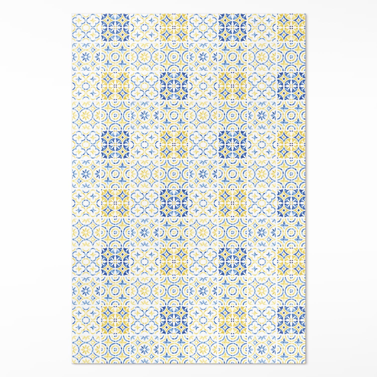 Vinylový dekoratívny koberec Španielska mozaika vzorované dlaždice 120x180 cm