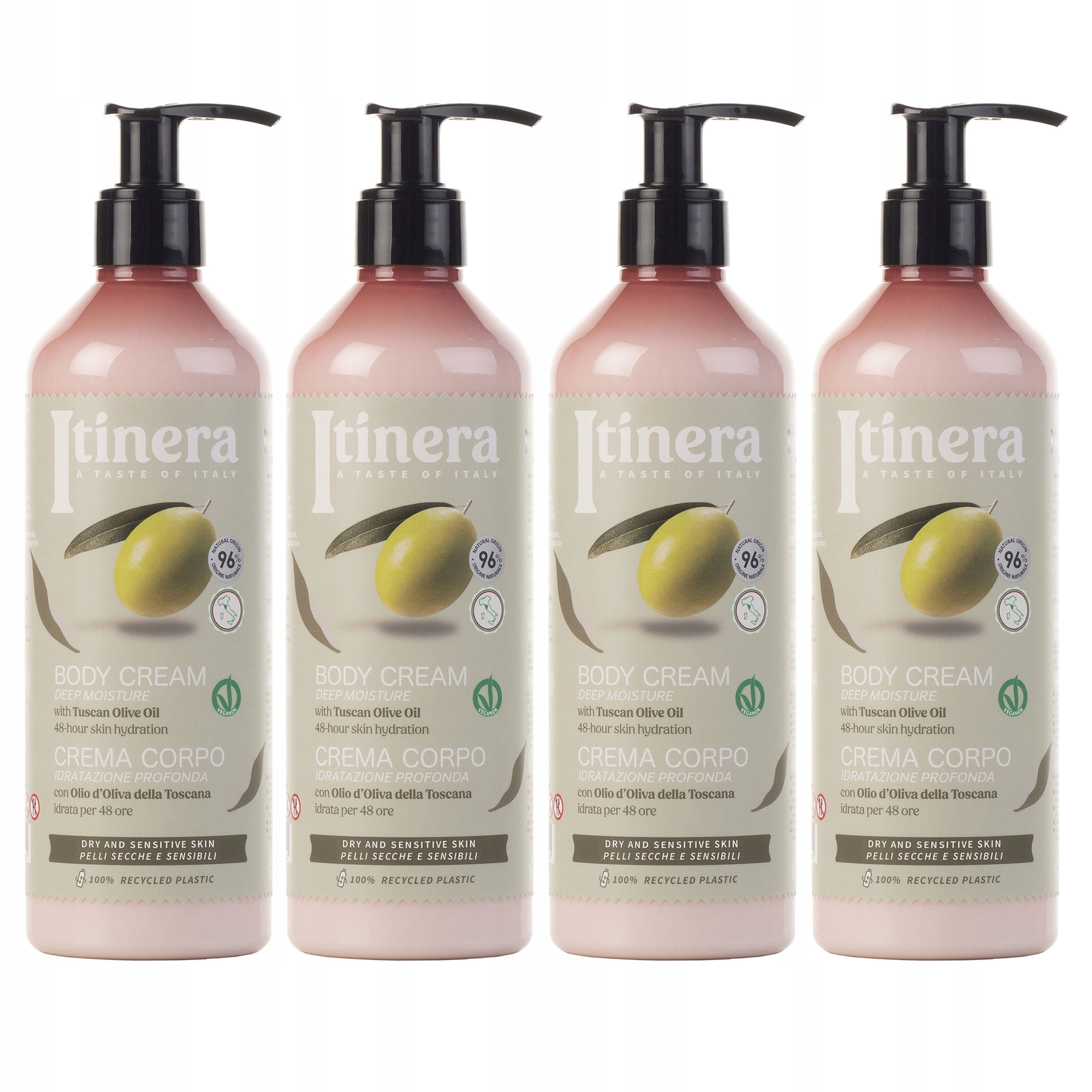 4x Itinera Balsam do ciała 96% naturalny skład