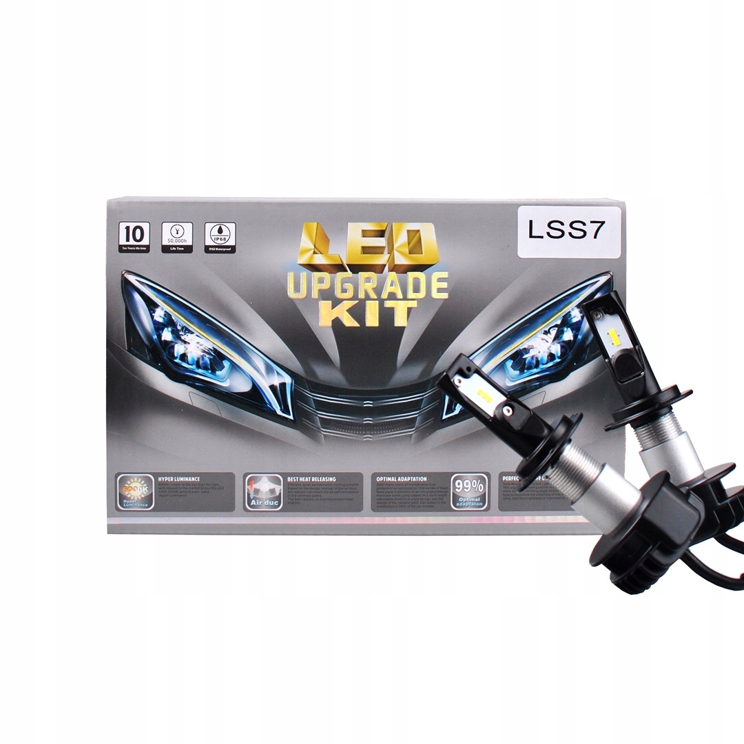 LAMPA LED 12000LM KOYOSO H7 REFLEKTORY DO SAMOCHODU 12V 6500K 2SZT