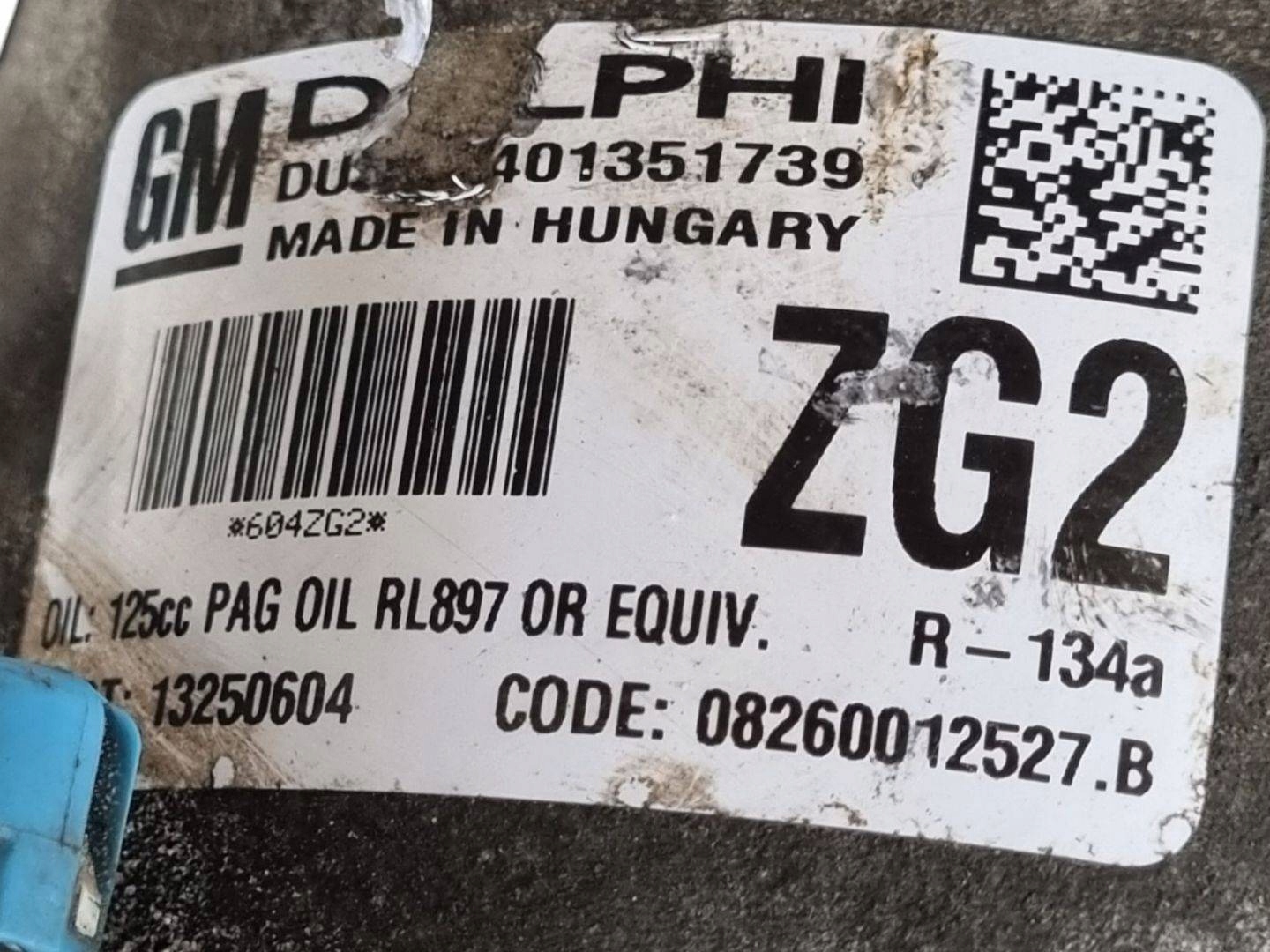 Klimakompressor klimaanlage Opel Astra J 2010 13250604