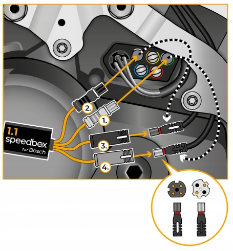 Speedbox 1.1 Silników BOSCH Smart System Chip Tuning Ebike po aktualizacji Marka Speedbox
