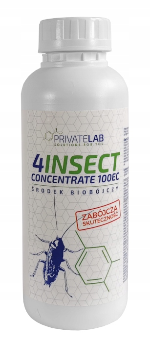 

4INSECT na Much trucizna na kleszcze Komary 1 L