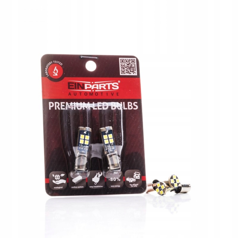 H6W LED 12SMD BAX9S 3030 BIAŁE ZIMNE CANBUS