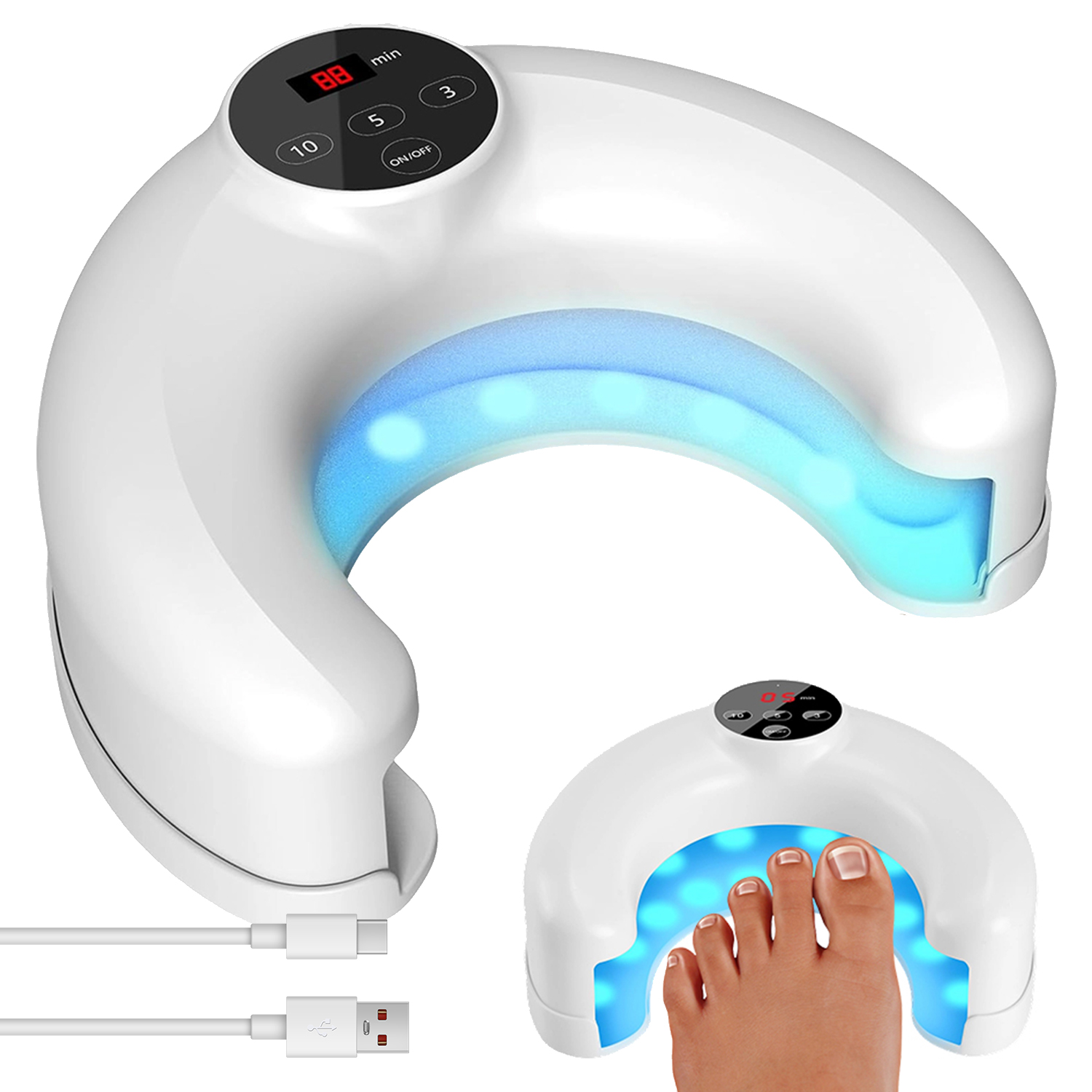 laserové terapeutické zařízení 22 Led s funkcí nabíjení přes Usb-c