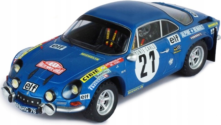 Alpine Renault A110 #21 J-p Nicolas model Ixo 1:24
