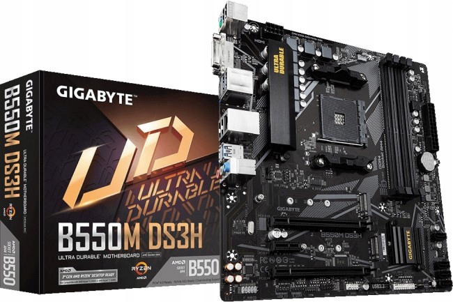 

Płyta główna Gigabyte B550M DS3H Micro Atx