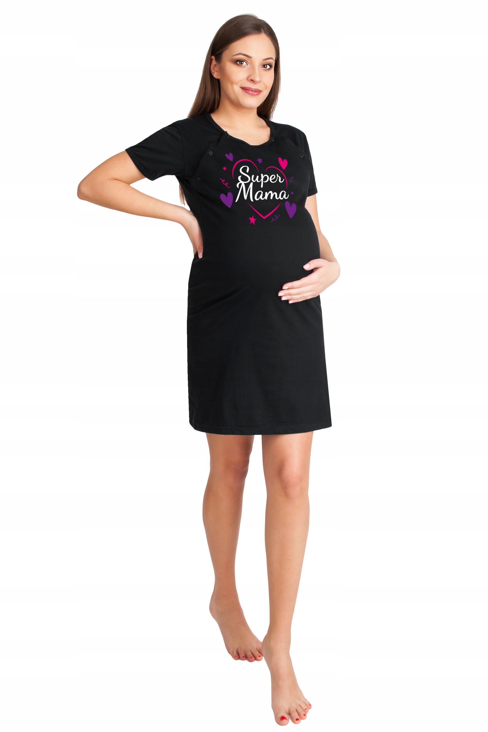 KOSZULA DO KARMIENIA SZLAFROK CIĄŻOWY KOMPLET Kolor inny