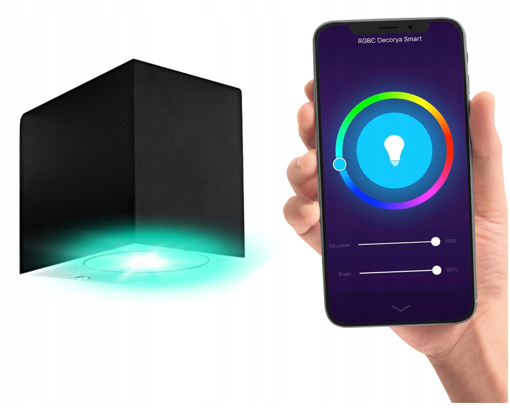 

Kinkiet ścienny wewnętrzny Led Lampa Tuya Smart