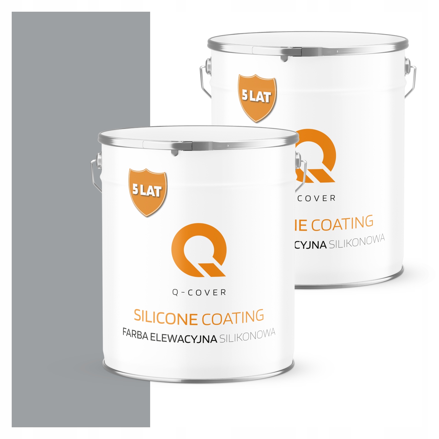 Fasádna farba 5 l silikónová Uv farba šedá modrá