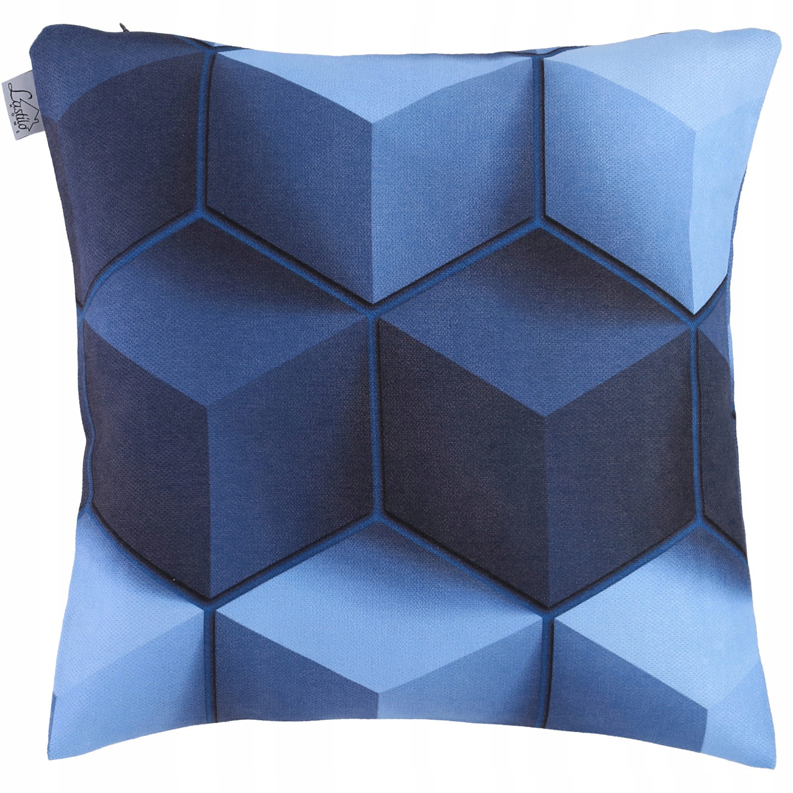 

Poszewka dekoracyjna 40x40 geometryczna 3D Granat