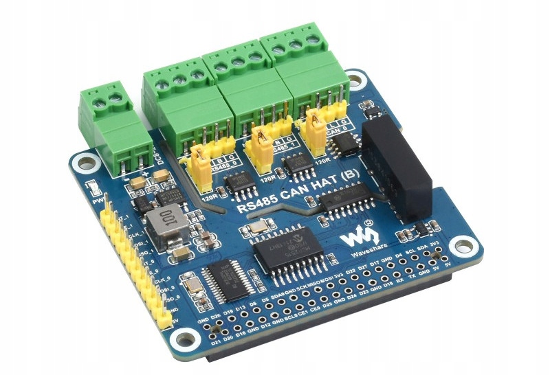 2 kanálový RS485 Can Hat (b) Multi Protections Waveshare 23227