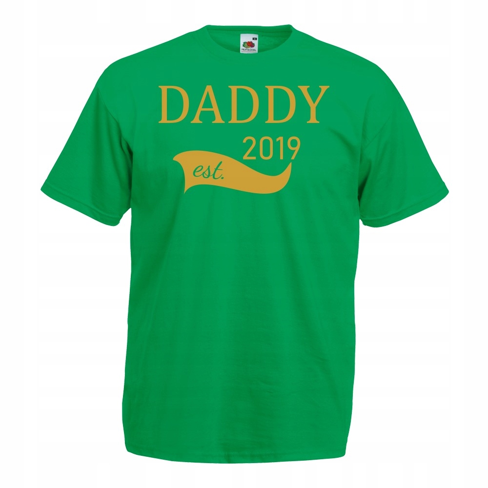 

Koszulka daddy est tata dzień ojca XL zielona