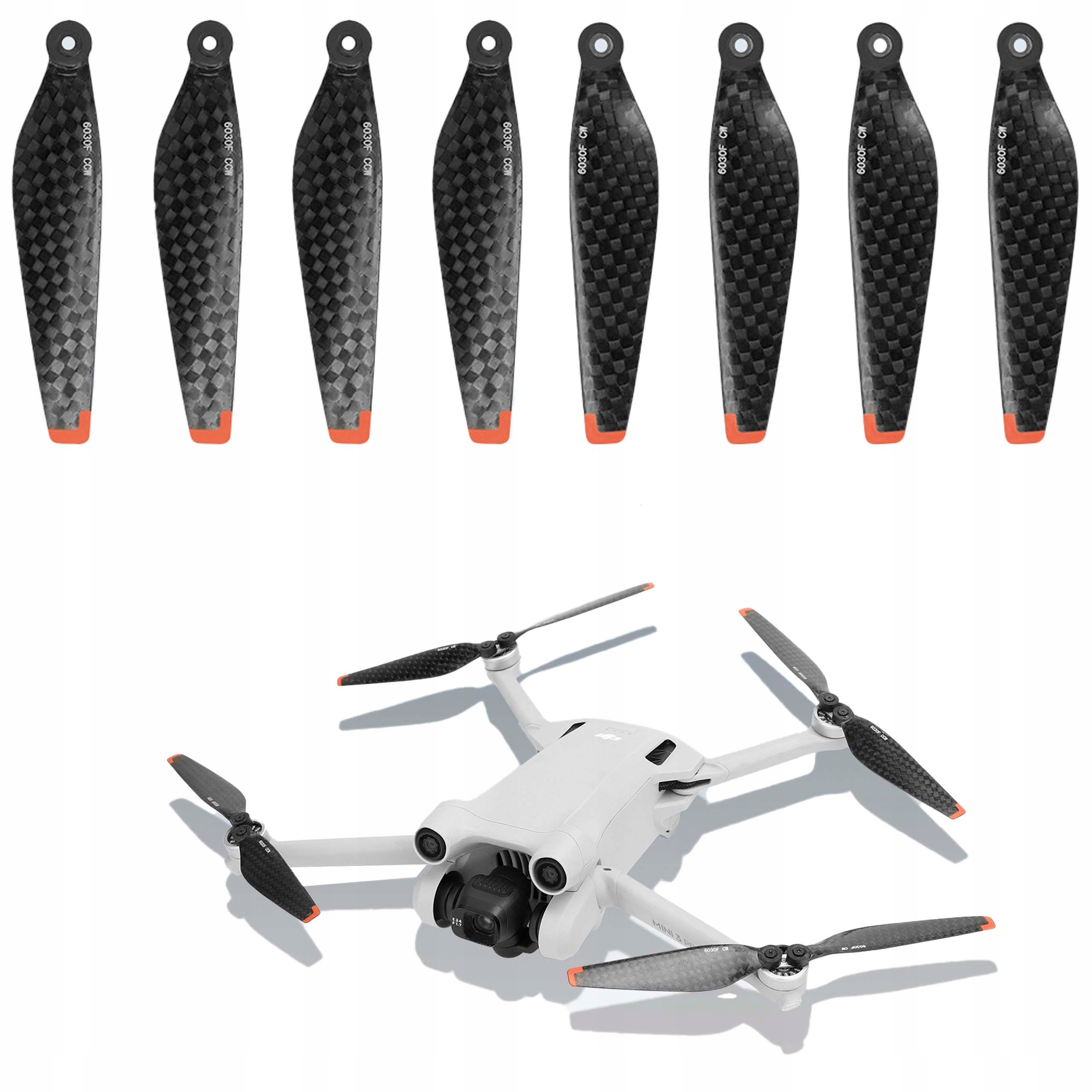 

Śmigła Karbonowe do Drona Dji Mini 3 Pro 8szt