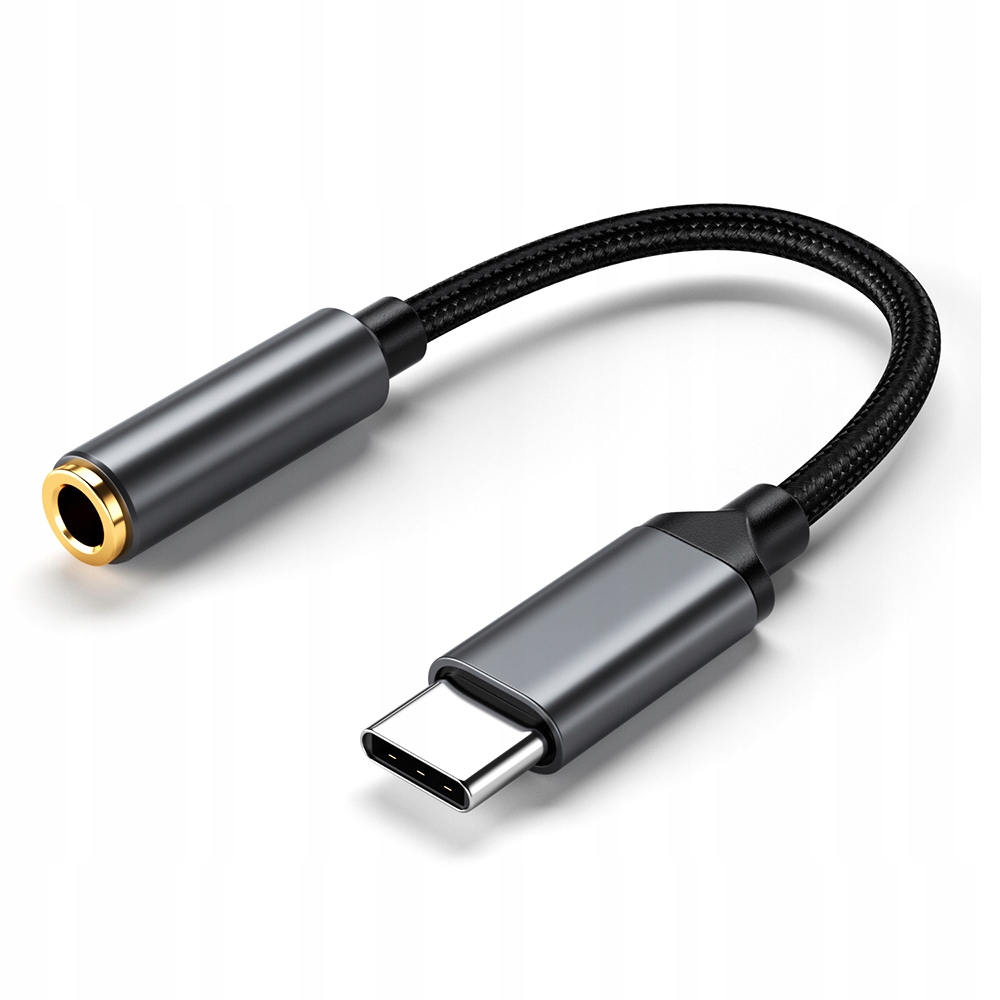 ADAPTER USB C MINI JACK 3.5mm AUX DAC PRZEJŚCIÓWKA