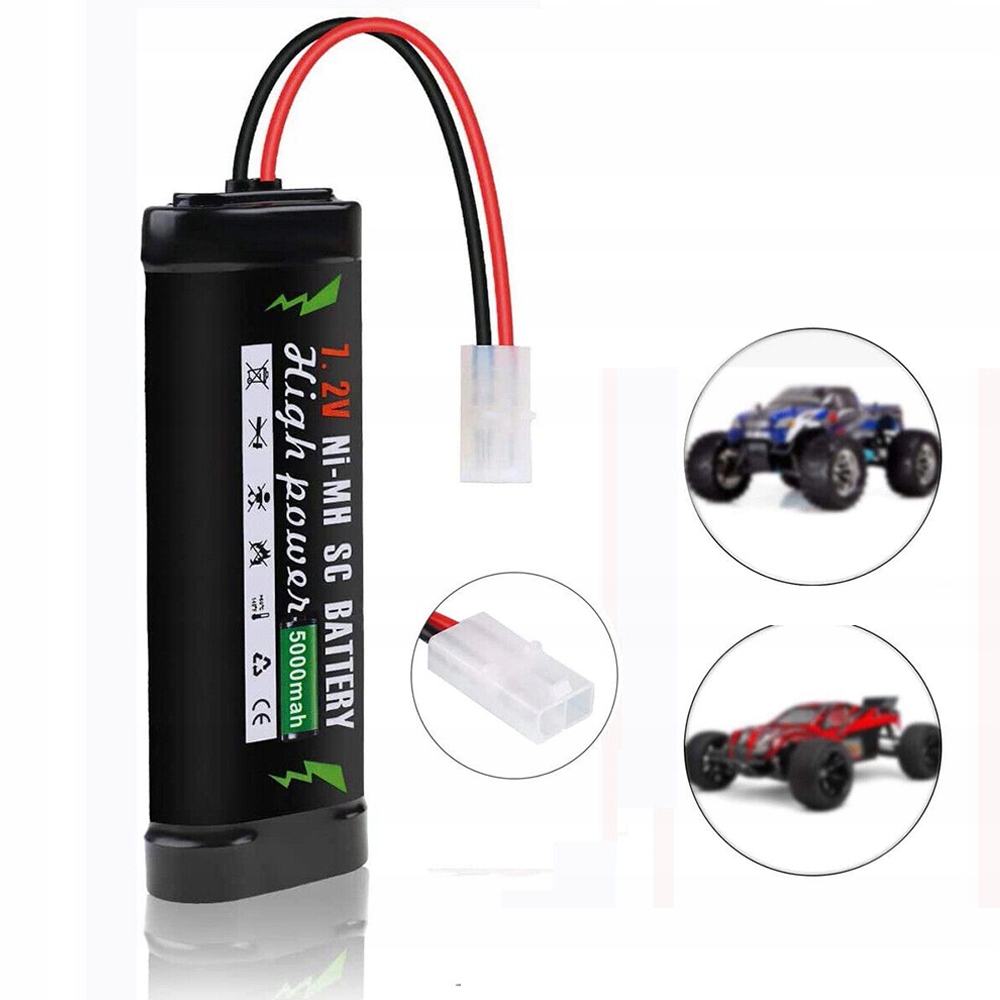 Ni-mh Baterie Pro Car Rc 7.2V 5000MAH Redox Sc 10C
