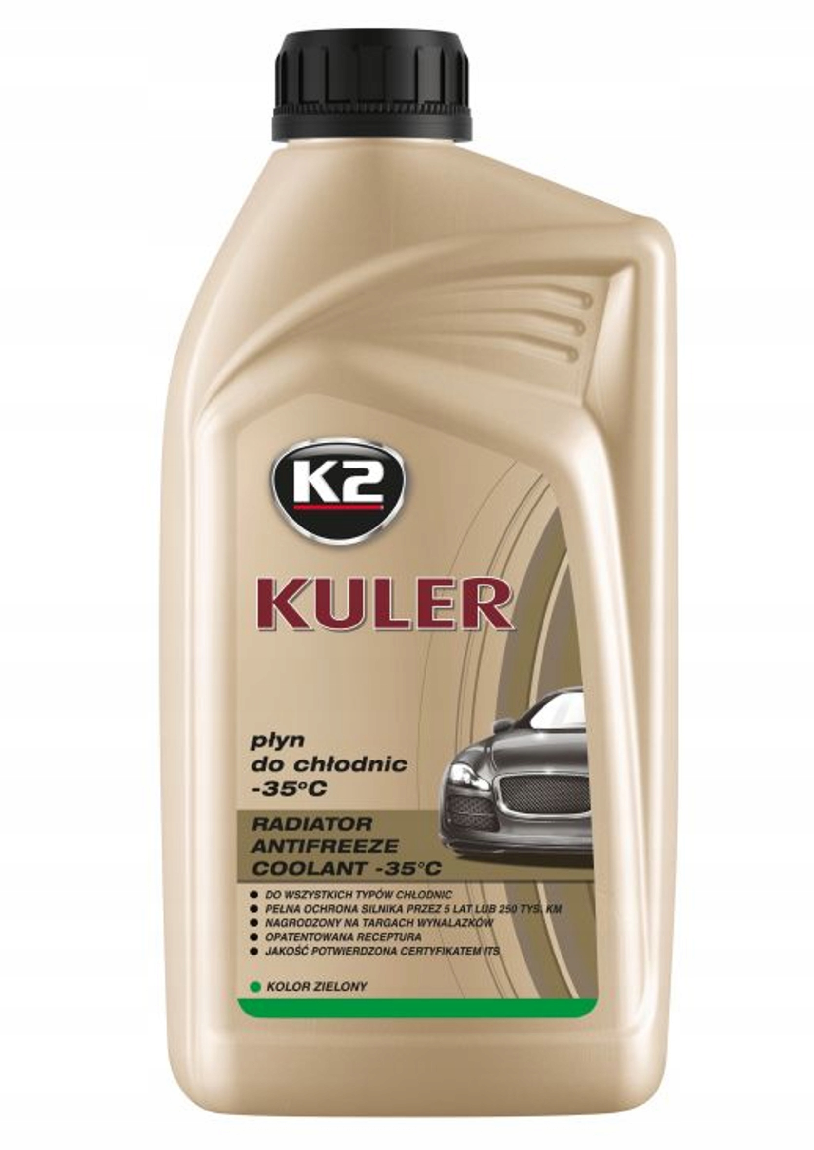 K2 KULER 1L ZIELONY PŁYN DO CHŁODNIC -35C