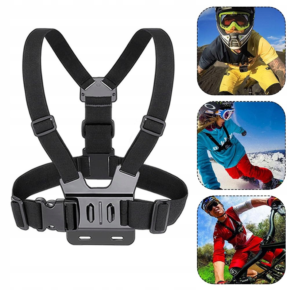 Zestaw Akcesoriów Do Kamery Sportowej Hero GoPro Action Cam Helweet — miniatura 2