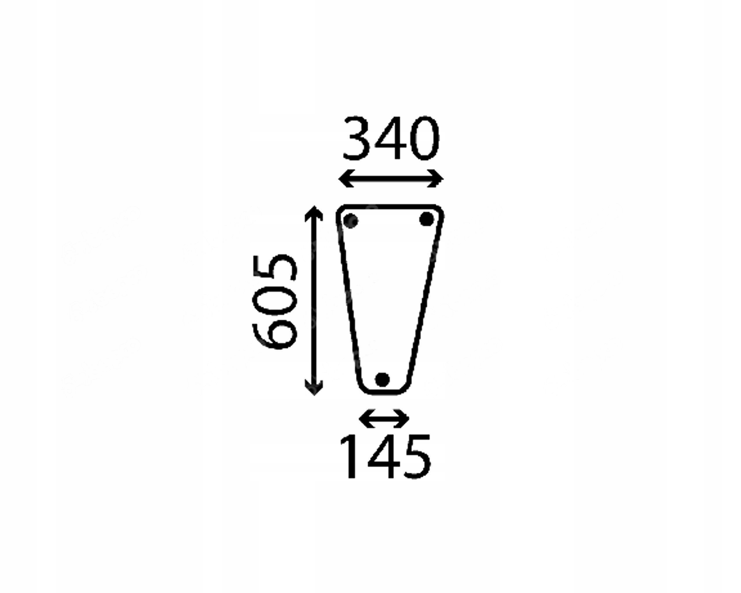 čelní sklo traktoru Deutz-Fahr přední spodní 04354066