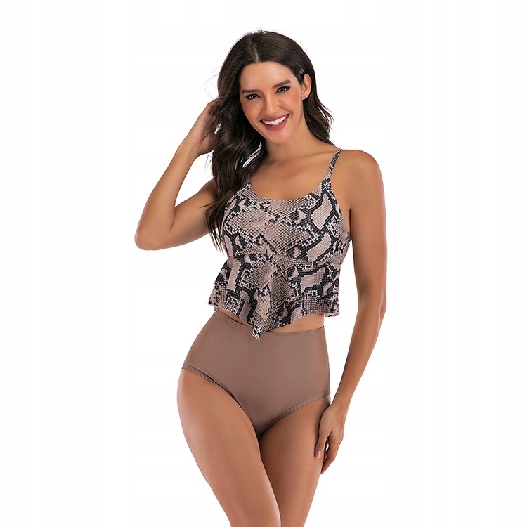 STRÓJ KĄPIELOWY BIKINI HISZPANKA wysoki stan S