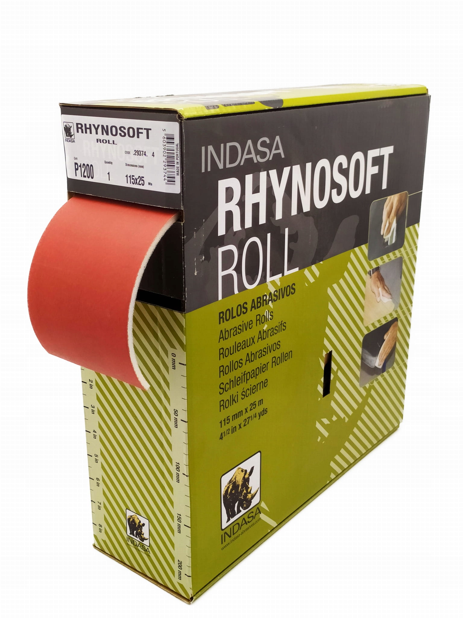 Papier ścierny na gąbce Indasa P1200 1 metr