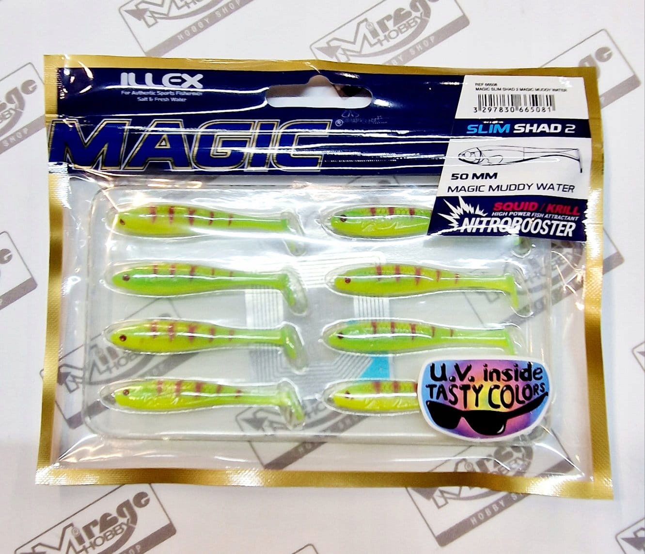 Guma Illex Magic Slim Shad 2 (5cm) 8szt Na Okonia