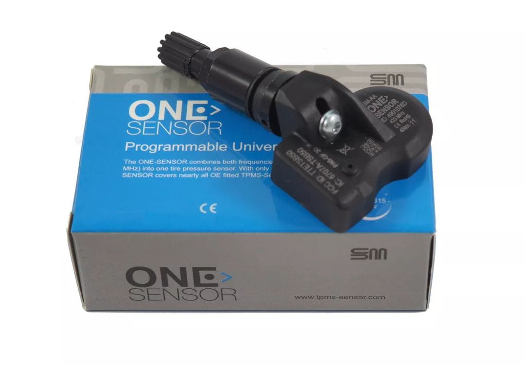4 szt TPMS czujniki One Sensor z zaworem czarnym Frequency 434 MHz