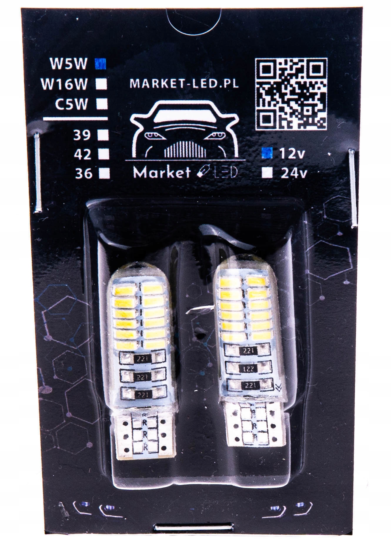 

Żarówki Ledowe W5W Led Silikonowe - Mocne Canbus