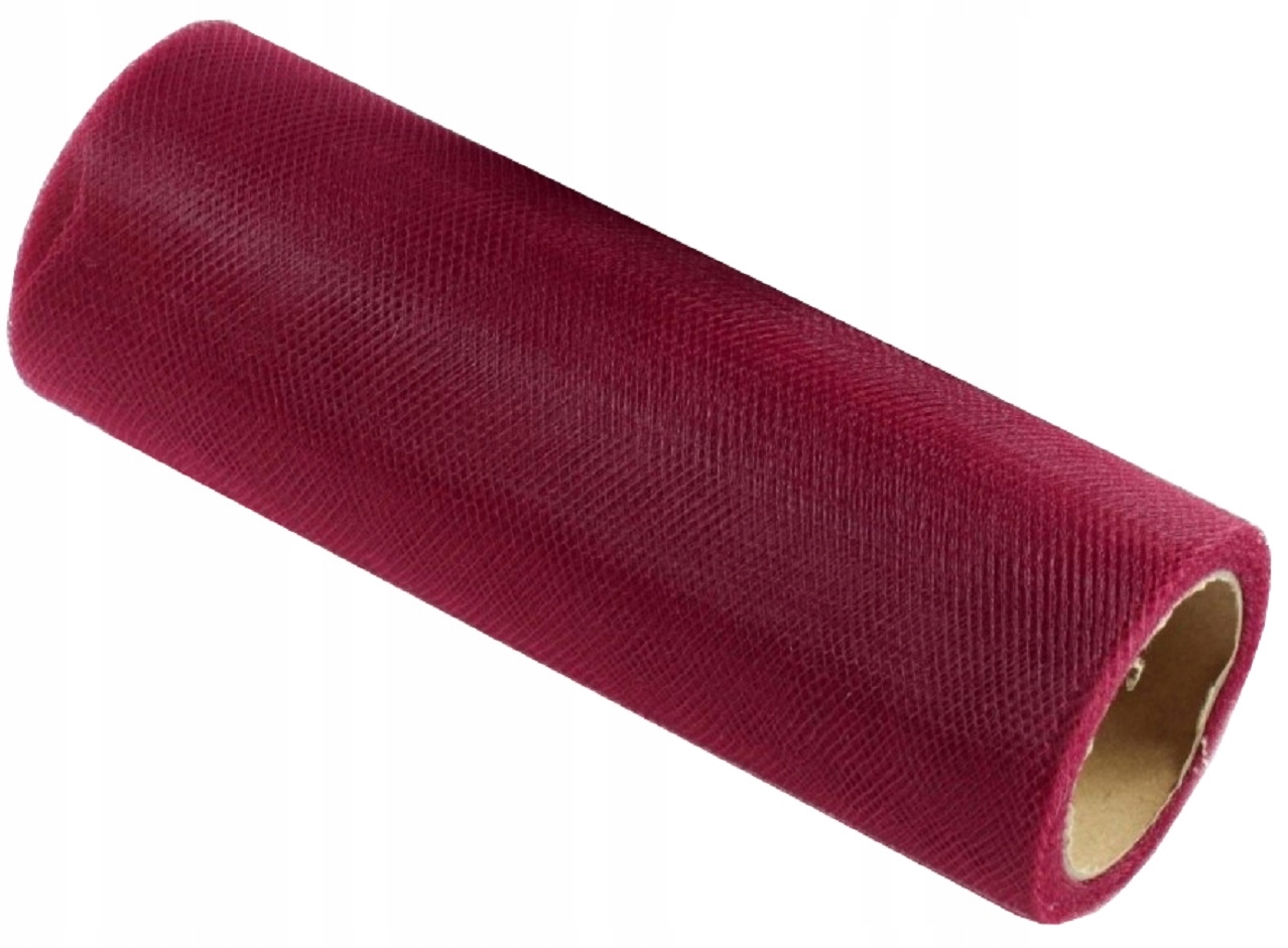 

Tiul na Rolce 15 cm x 9 m - Bordowy |19|