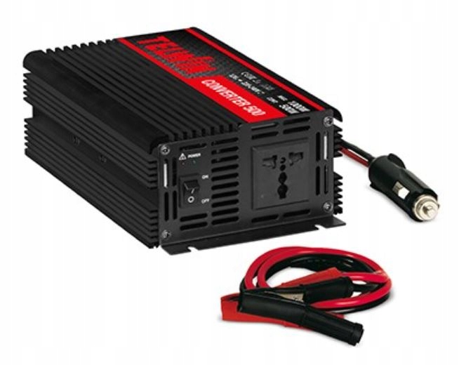 PRZETWORNICA NAPIĘCIA 12V DC - 230V AC CONVERTER 500
