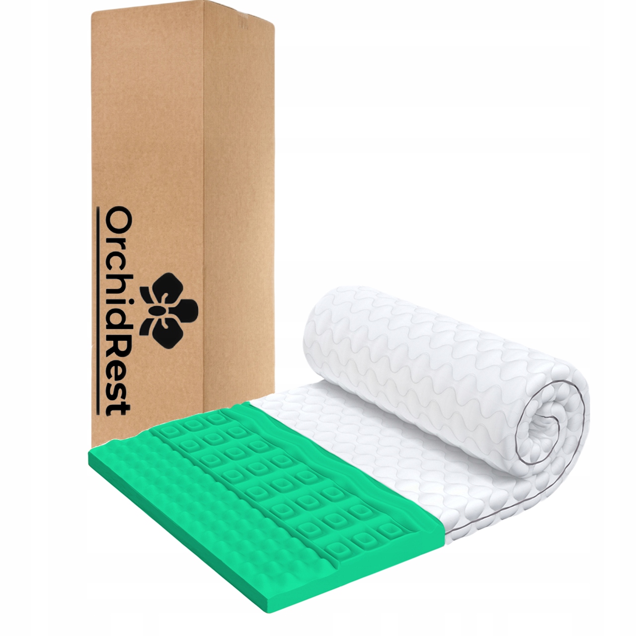 Materac nawierzchniowy 140x200 Lars 8 cm, H3, pianka profilowana Hr;