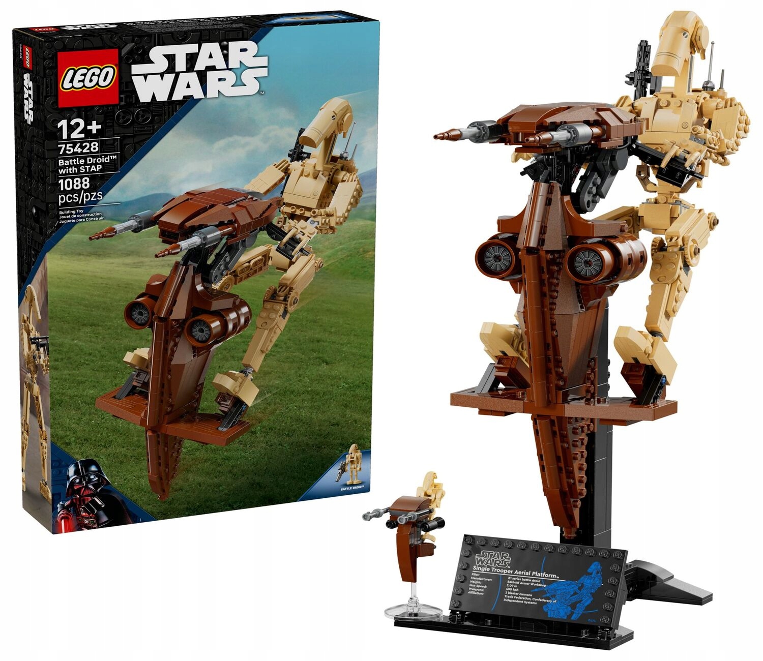 Lego 75428 Star Wars bojový droid s platformou Stap