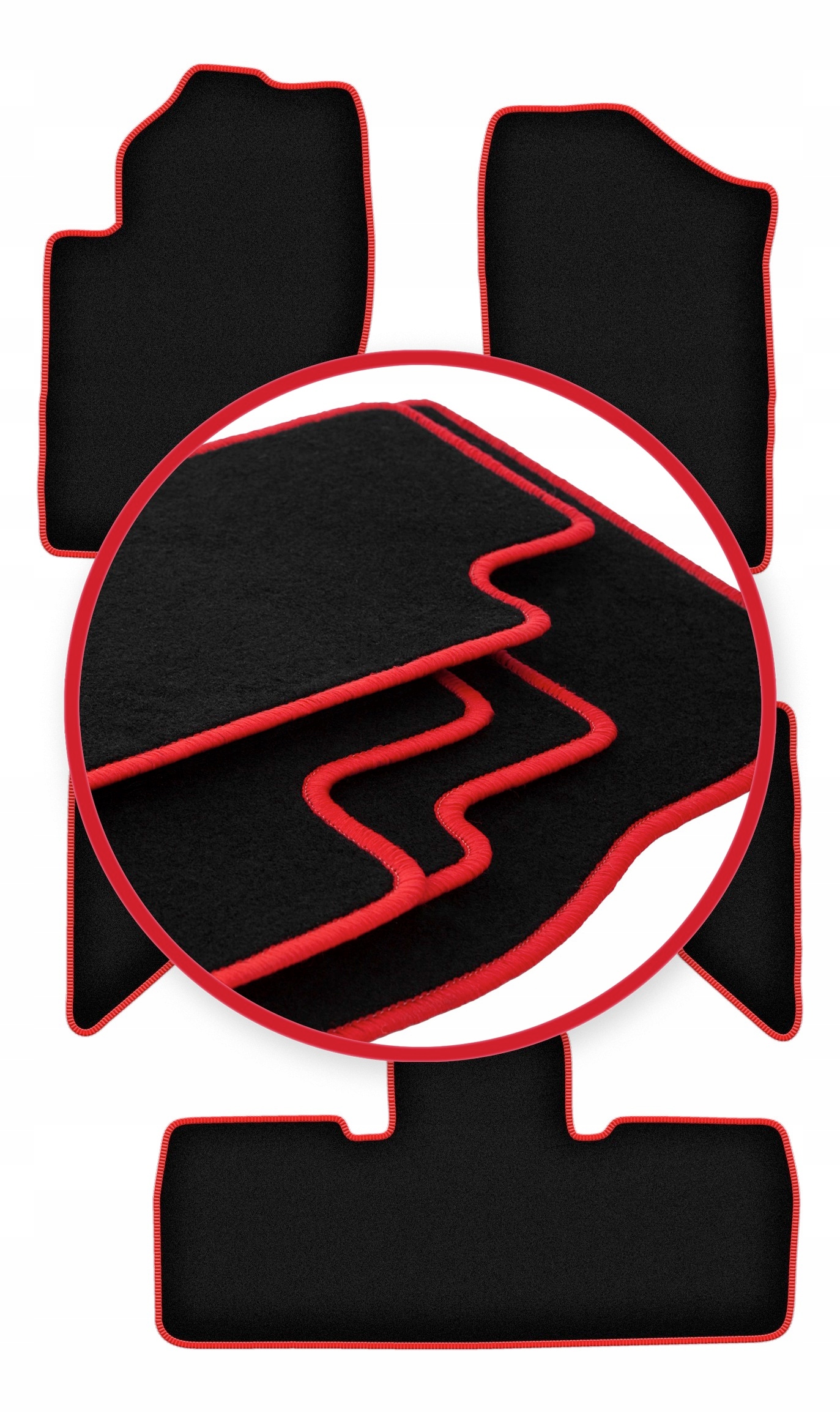 Velurové autokoberce Lux pro Nissan Pathfinder 7os (před faceliftem)