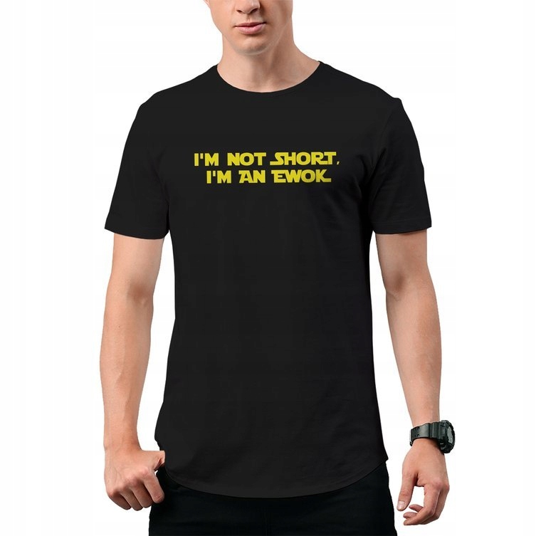 

Koszulka T-Shirt Not Short Ewok Czarna M