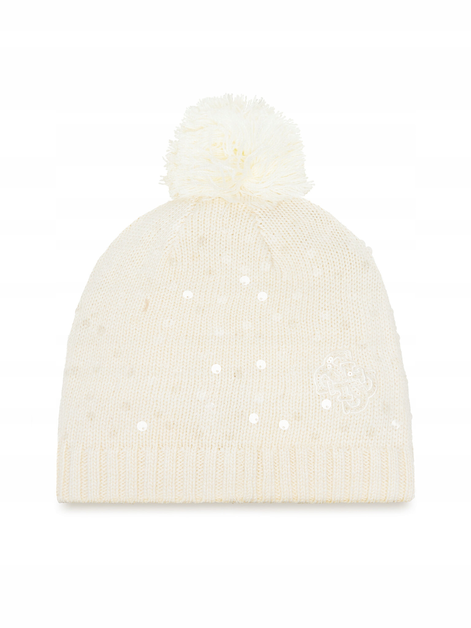 Guess čepice beanie béžová, univerzální velikost