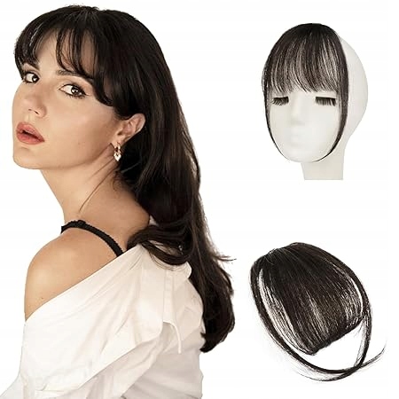 Ofina Z Pravých Lidských Vlasů Příčesek Pro Ženy Tmavě Hnědá