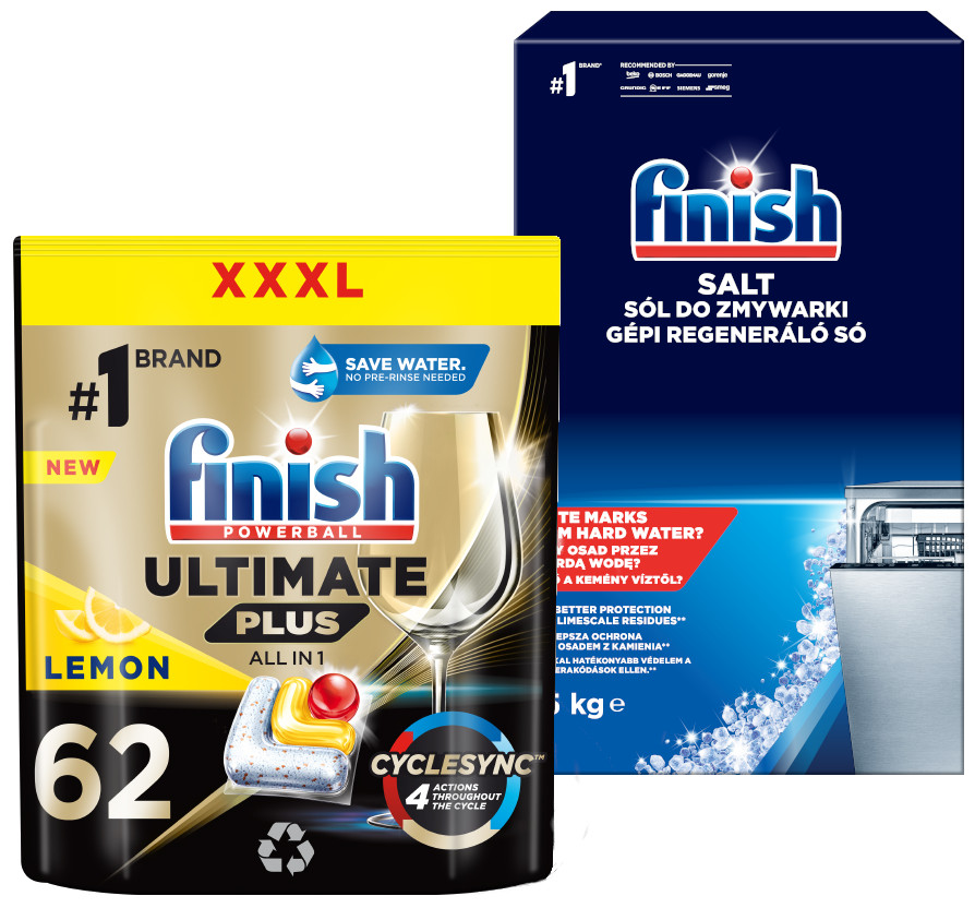 

Finish Ultimate Plus Kapsułki 62 lemon sól 1,5kg
