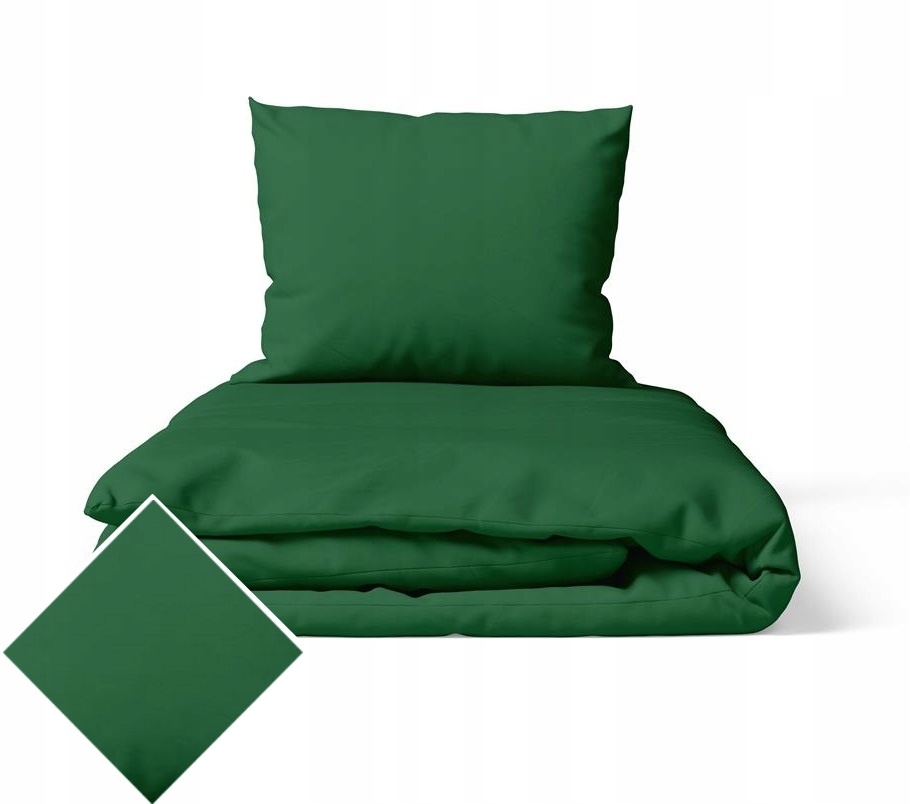 Povlečení 160x200cm 2x70x80cm, 140g/m2, 100% bavlna barva: Lahvově Zeleň