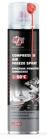 

Sprężone Powietrze Zamrażacz -50C 600ml Spray