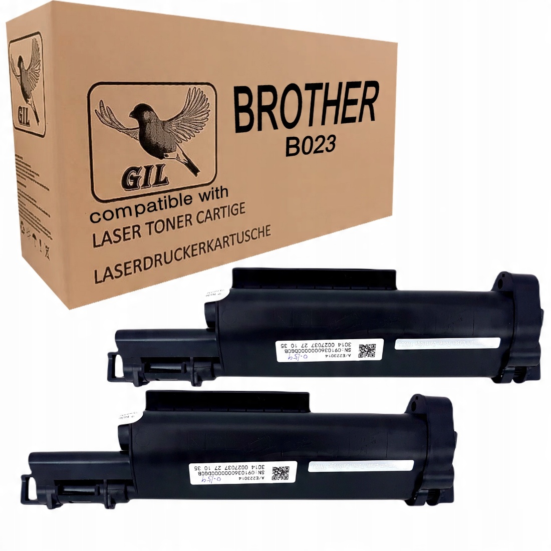 

2PAK TN-B023 do Brother DCP-B7520DW HL-B2080DW