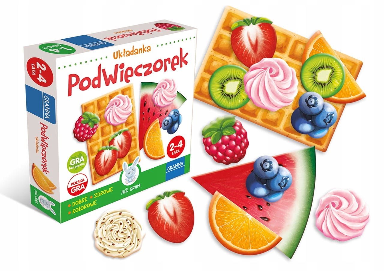 GRA PODWIECZOREK UKŁADANKA JUŻ GRAM 2+ GRANNA